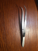 Schweigger Capsular forc( пинцет) изогн кончик зубч.
